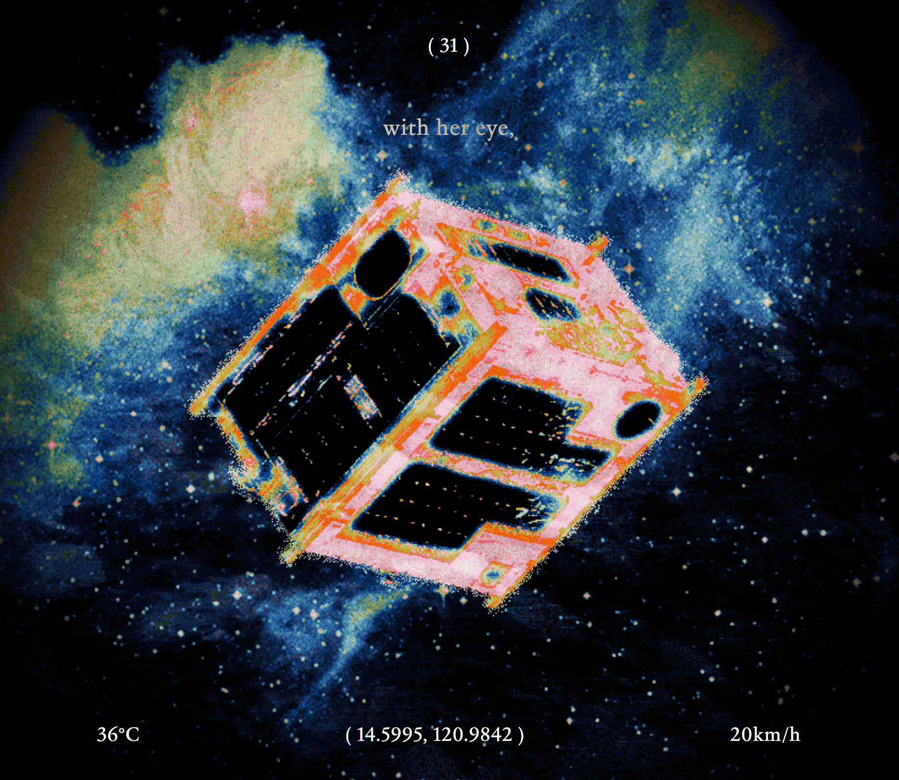 Diwata-1 satellite visualization